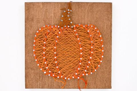 Pumpkin String Art