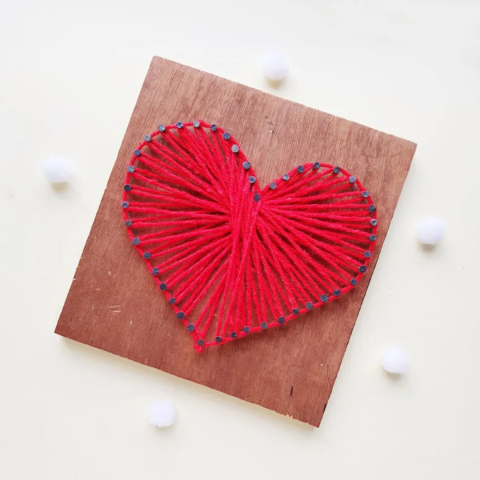 Heart String Art