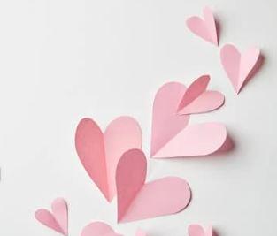 origami hearts