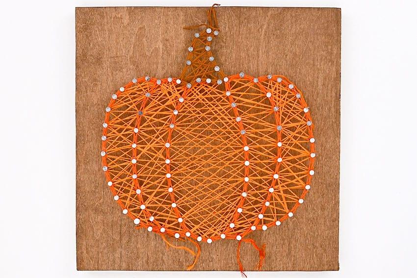 Pumpkin String Art